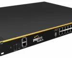 Peplink 24 Port SD Switch - 850W Power Budget - Front View - LAN, USB, Console